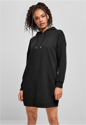 Ladies Organic Oversized Terry Hoody Dress black 3XL