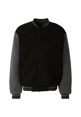 Teddy College Jacket black 3XL