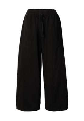Ladies Barrel Cropped Cotton Pants black L