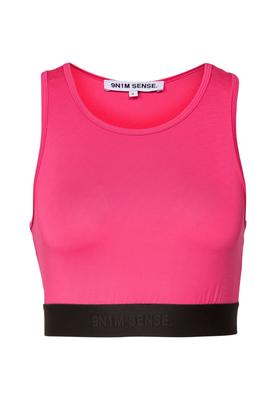 Sense Ladies Essential Cropped Top hibiskus pink L