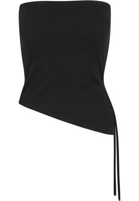 Ladies Waffle Pique Bandeau Top black 3XL