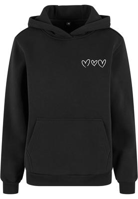 Always Trust Your Heart Ladies Fluffy Hoody black 3XL