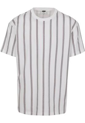 Heavy Oversized AOP Stripe Tee white/navy L