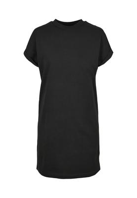 Ladies Organic Cotton Cut On Sleeve Tee Dress 2-Pack black+black L