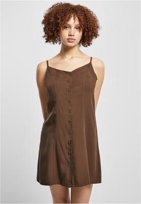 Ladies Vicose Mini Dress brown 3XL