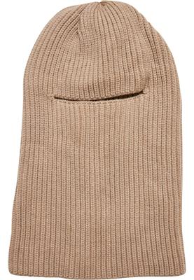 Knitted Balaclava toffee one size