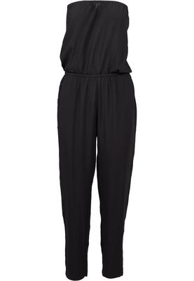 Ladies Viscose Bandeau Jumpsuit black L