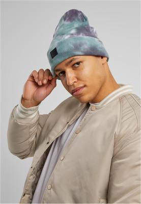 Tie Dye Beanie grey/teal one size
