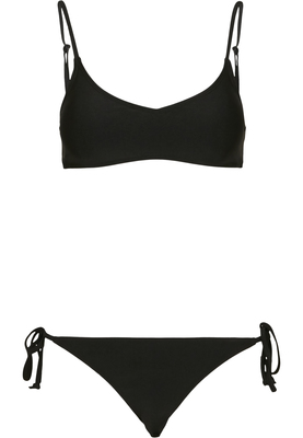 Ladies Spaghetti Strape Bikini black L