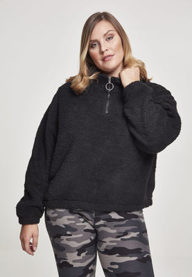 Ladies Short Sherpa Troyer black 3XL