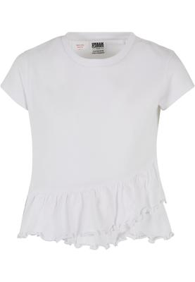 Girls Organic Volant Tee black 110/116
