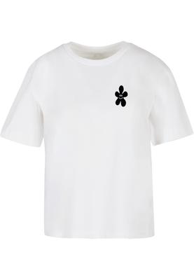 Good Karma Happy Flower Tee white XL