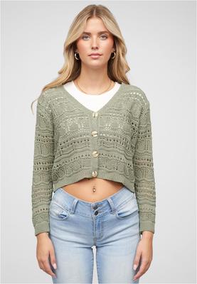Cardigan mit Lochstrickmuster KH L/XL