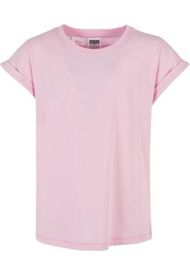 Girls Organic Extended Shoulder Tee 2-Pack black/white 110/116