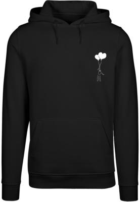 Love In The Air Fitted Heavy Hoody black 3XL