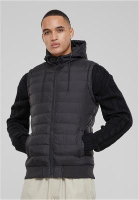 Small Bubble Hooded Vest blk/blk L