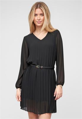 Cloud 5ive Pleated Dress with belt black L