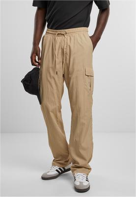Straight Leg Nylon Cargo Pants concrete L