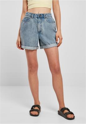 Ladies High Waist Boyfriend Shorts black washed 26