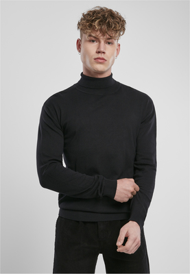 Basic Turtleneck Sweater black L