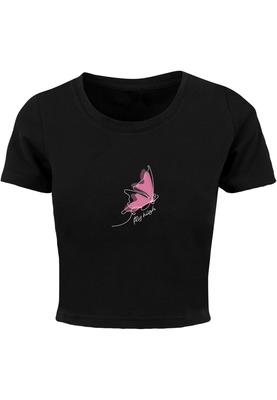 Ladies Fly High Cropped Tee black M