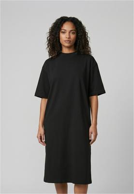 Ladies Organic Long Oversized Tee Dress 2-Pack black+black L