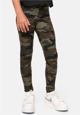 Girls Camo Leggings wood camo 110/116