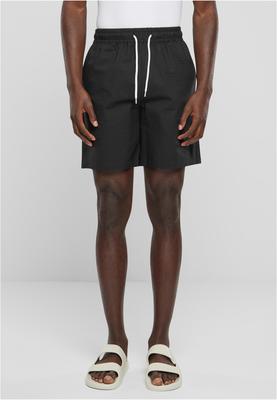 Basic Seersucker Shorts black L