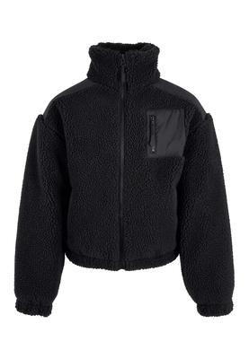 Girls Sherpa Mix Jacket duskrose 110/116
