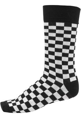 Check Socks 5-Pack white/grey/red 43-46