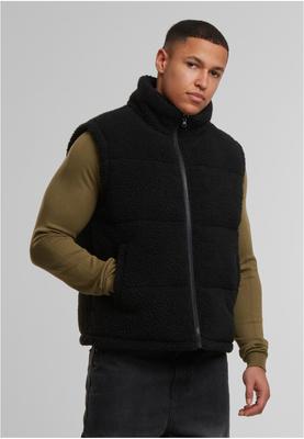 Basic Teddy Puffer Vest black 3XL
