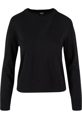 Ladies Knitted Roundneck Sweater black 3XL