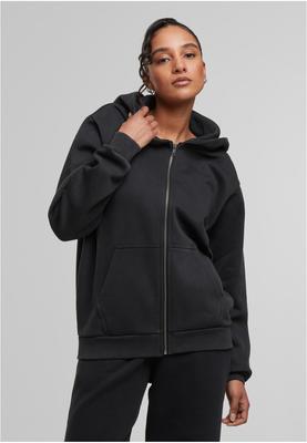 Ladies Vintage Heavy Zip Hoody black 3XL