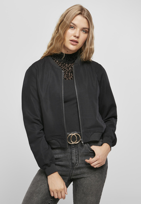 Ladies Viscose Twill Blouson black/black L