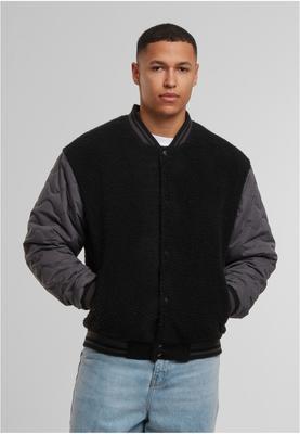 Teddy College Jacket black 3XL
