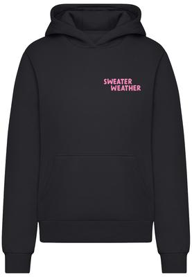 Sweater Weather Ladies Fluffy Hoody black 3XL