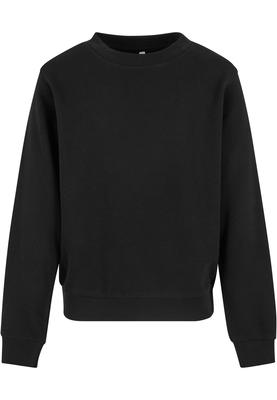 Girls Oversized Light Terry Crewneck black 110/116