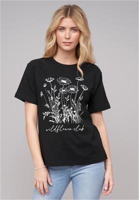 Ladies 77 Wildflower Black Tee black M