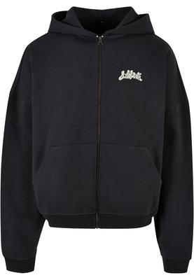 Lost Youth Zip Hoody - Flower Waves black 3XL