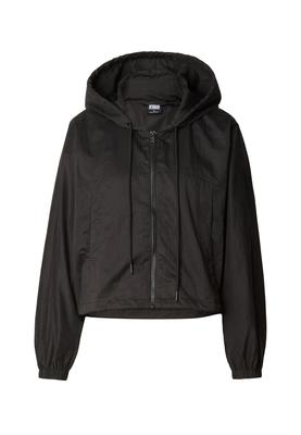 Ladies Oversized Hooded Jacket black L