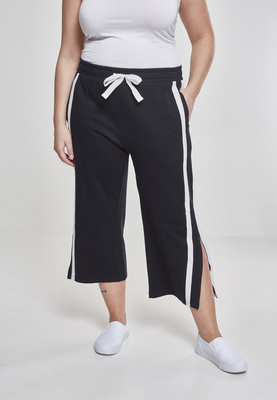 Ladies Taped Terry Culotte black/white 3XL