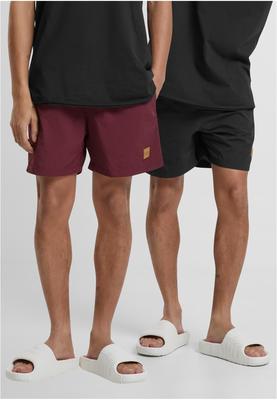Block Swim Shorts 2-Pack neonorange/black M