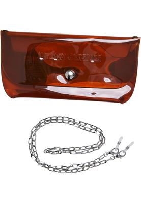 Sunglasses Bag With Strap brown/silver one size