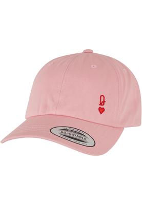 Queen Card Cotton Twill Cap pink one size