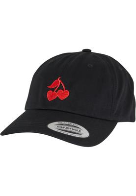 Heart Cherries Dad Cap  black one size