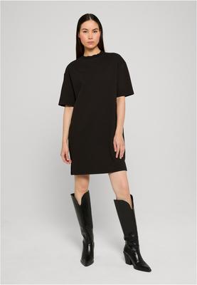 Ladies Structured Jersey Tee Dress black L