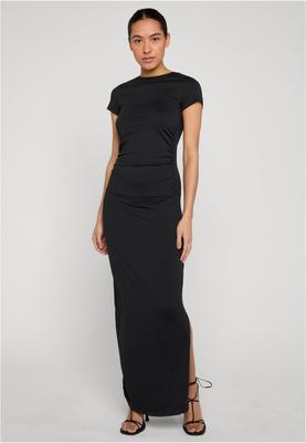Ladies Long Stretch Jersey Dress black L