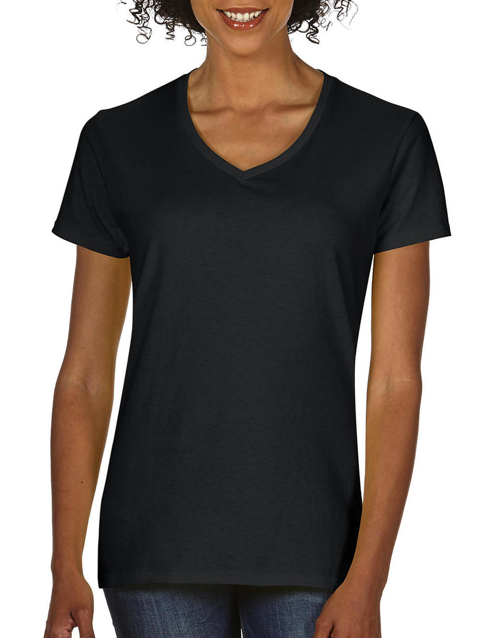 V-NECK PREMIUM COTTON T-SHIRT