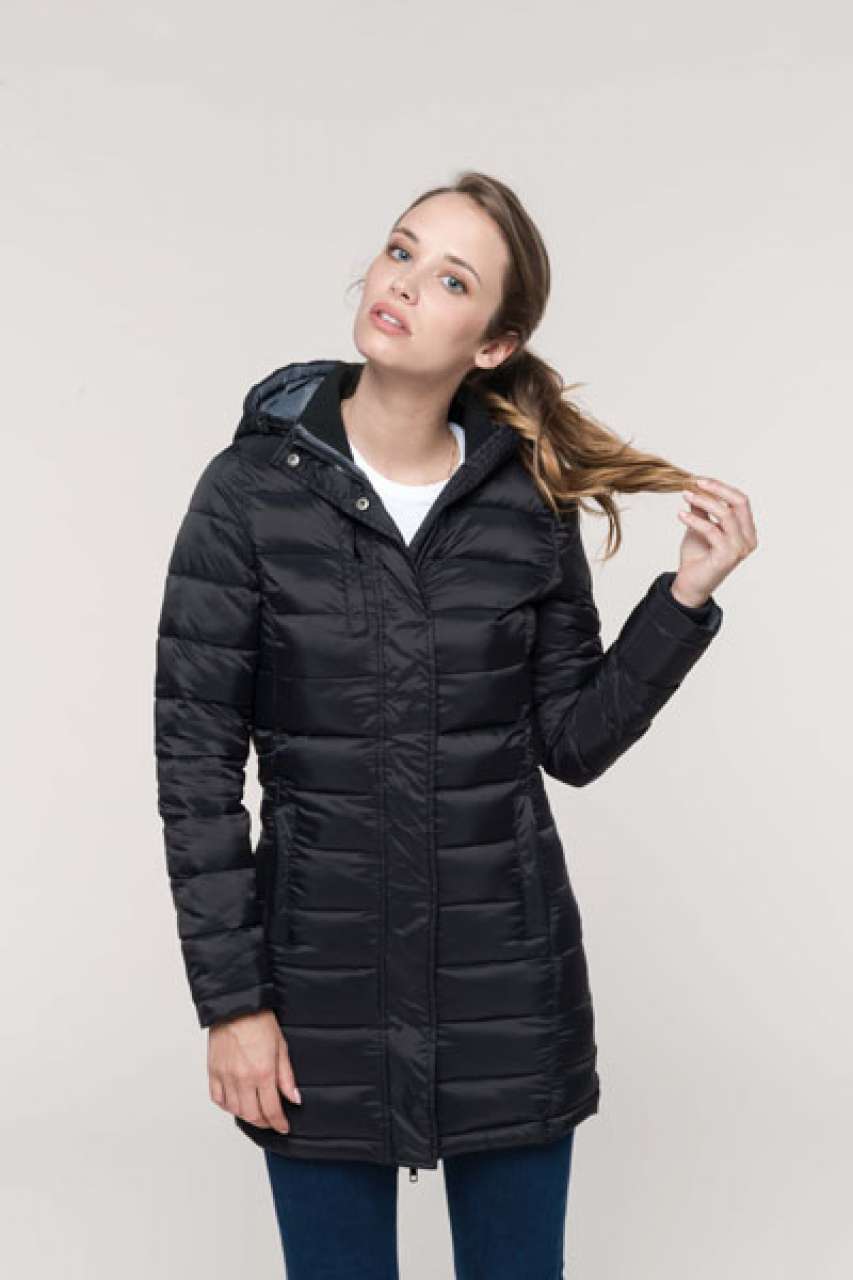 Ladies' lightweight hooded padded jacket - Kariban