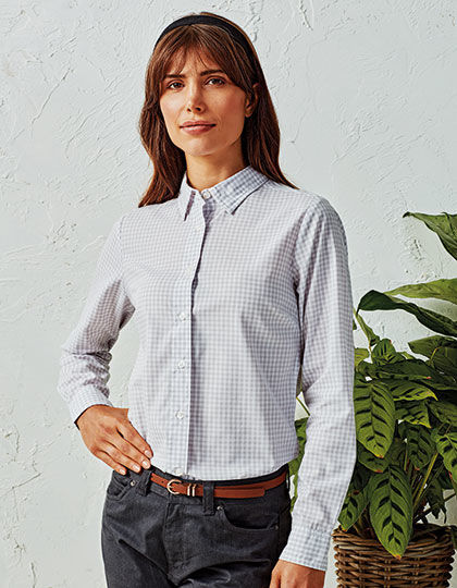 Women´s Maxton Check Long Sleeve Shirt - MERCHYOU